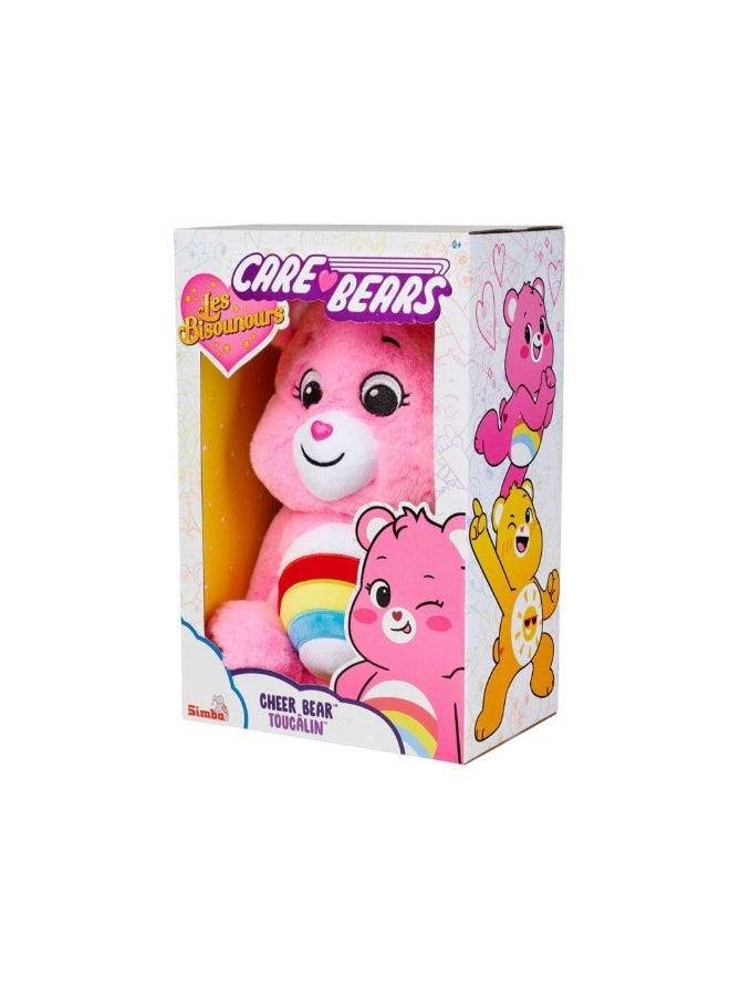 Care Bears Cheer Bear Plush Toy (35 cm, Pink) - Image 1